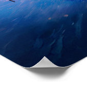 Poster Philadelphie Skyline Art urbain coloré (Coin)