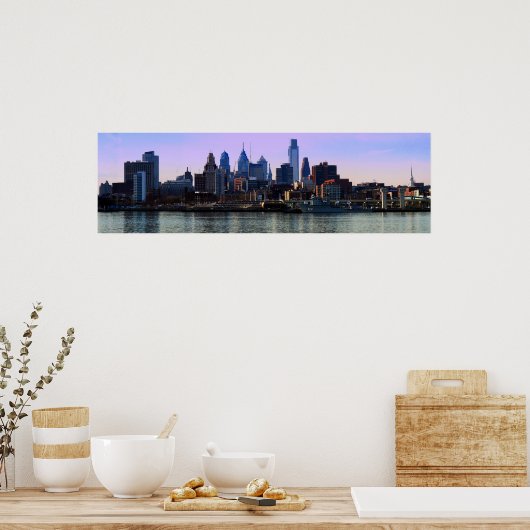 Poster Philadelphie Skyline Imprimer (Cuisine)