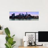 Poster Philadelphie Skyline Imprimer (Bureau à domicile)
