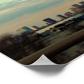 Poster Philadelphie Skyline Photo (Coin)