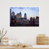 Poster Philadelphie Skyline Photo (Cuisine)