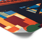 Poster Philadelphie vintage Pennsylvanie (Coin)