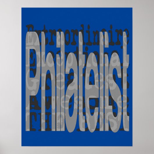 Poster Philatelist Extraordinaire (Devant)