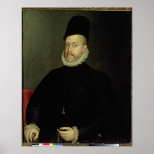 Poster Philip II of Spain  1565