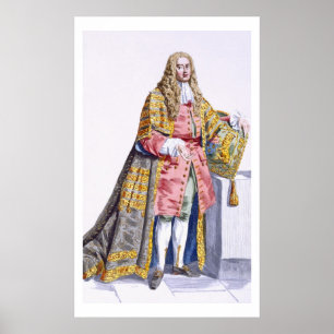 Poster Philip Yorke (1690-1764) Premier Lord Hardwick de