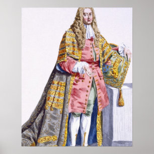 Poster Philip Yorke (1690-1764) Premier Lord Hardwick de