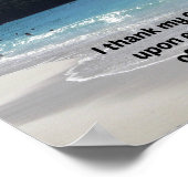 Poster Philippiens 1:3 Je remercie Dieu pour chaque (Coin)