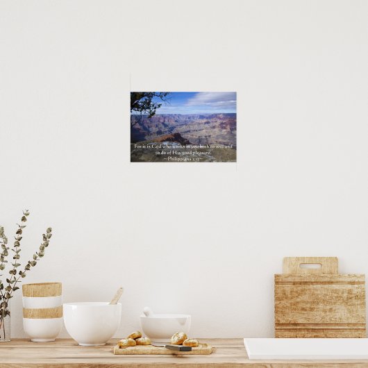 Poster Philippiens 2:13 (Cuisine)