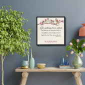 Poster Philippiens 2:3 Écriture Imprimer Oiseaux et fleur