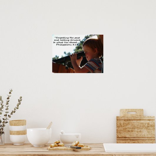 Poster "Philippiens 3:13"  b (Cuisine)