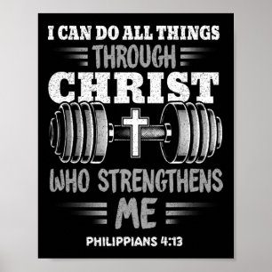 Poster Philippiens 413 Christian Jesus Bodybuilding Peser