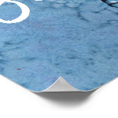 Poster Philippiens 4:13 Beau Papillon Bleu Design (Coin)