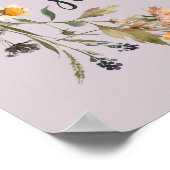Poster Philippiens 4:13 Bible Scripture Verse Floral Boho (Coin)