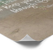 Poster Philippiens 4:13 Bible Verse Beach Christian Art (Coin)