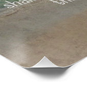 Poster Philippiens 4:13 Peace Bible Verse Beach Christian (Coin)