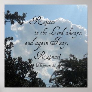 Poster Philippiens 4:4