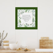 Poster Philippiens 4:6, Verse biblique, (Cuisine)