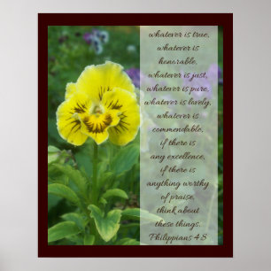 Poster Philippiens 4:8