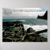 Poster Philippiens 4:8 (Devant)