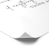 Poster Philippiens 4: 8, ce qui est vrai signe, (Coin)