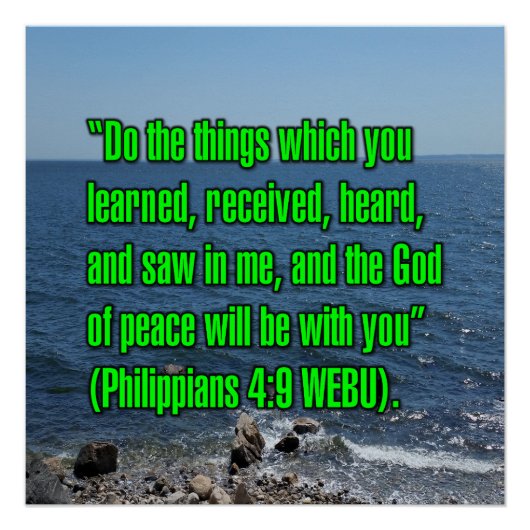 Poster Philippiens 4:9 WEBU (Devant)