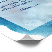 Poster Philippiens 4 Je peux faire tout par le Christ (Coin)