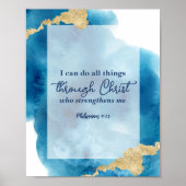 Poster Philippiens 4 Je peux faire tout par le Christ (Devant)