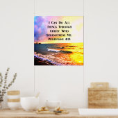 POSTER PHILIPPIENS INSPIRANTS 4:13 ORIGINAL (Cuisine)