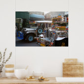 POSTER PHILIPPINE JEEPNEY. (Cuisine)