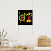 Poster Philippines Noël philippin Maligayang Pasko (Cuisine)