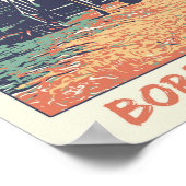 Poster Philippines, plage de Boracay dans les îles Visaya (Coin)