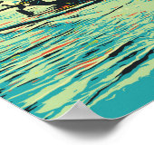 Poster Philippines, scène de pêche dans les îles Visayas (Coin)