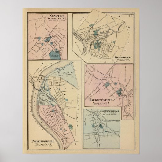 Poster Phillipsburg, NJ (Devant)