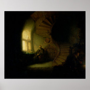 Poster Philosopher in Meditation, 1632