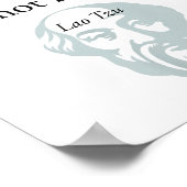 Poster Philosophie Chinoise Ancienne Laozi Citation Dao D (Coin)