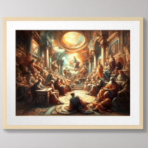 Poster Philosophie de Grèce antique Great Hall School