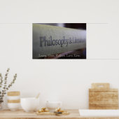 Poster Philosophie et littérature (Cuisine)