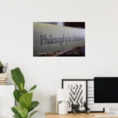 Poster Philosophie et littérature (Bureau à domicile)