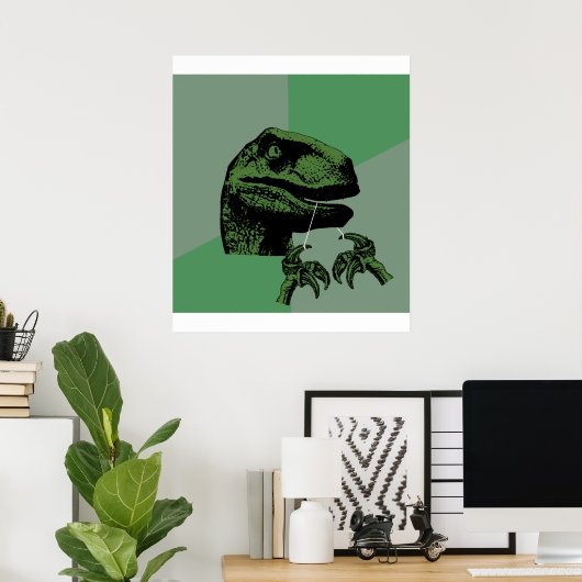 Poster Philosoraptor (Bureau à domicile)