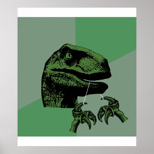 Poster Philosoraptor (Devant)