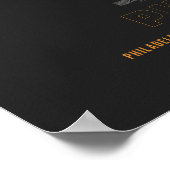 Poster PHL - Philadelphie Airport Runway Diagram Art (Coin)