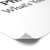 Poster Phlebotomiste (Coin)