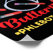 Poster Phlebotomiste Phlebotomie Ma vie est tout Rainbows (Coin)