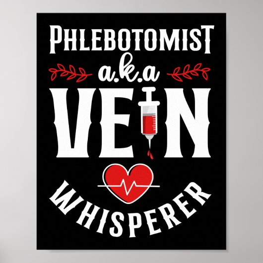 Poster Phlebotomiste Phlebotomie Phlebotomiste A.K.A. (Devant)