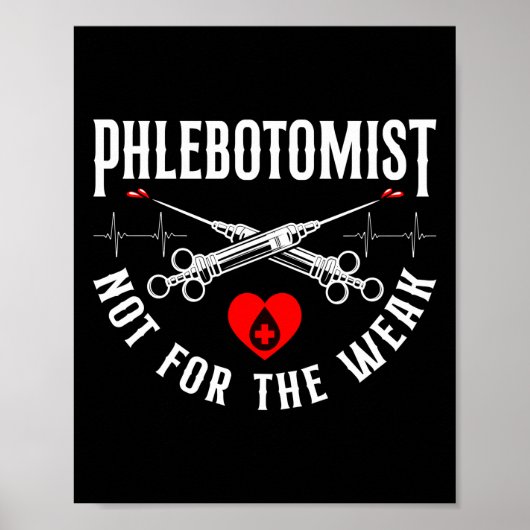 Poster Phlebotomiste Phlebotomie Phlebotomiste Pas Pour (Devant)