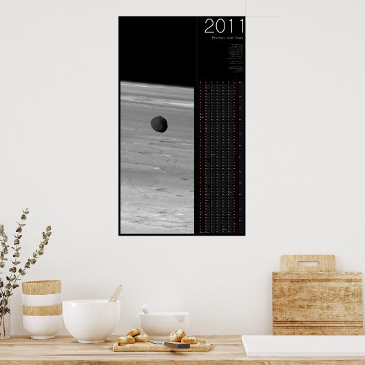 Poster Phobos 2011 sur Mars (Cuisine)