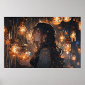 Poster Phoebe dans la salle des lanternes (Devant)