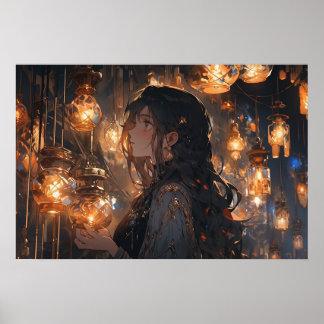 Poster Phoebe dans la salle des lanternes