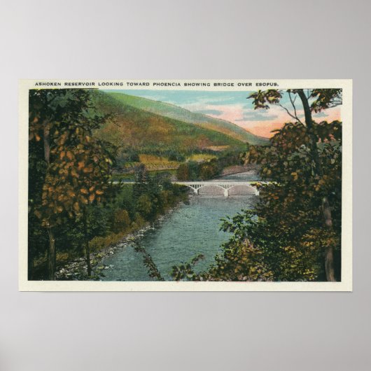 Poster Phoencia, Pont sur Esopus (Devant)