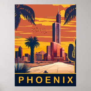 Poster Phoenix, Arizona, Voyage